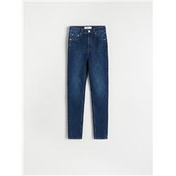 Slim-Jeans mit hoher Leibhöhe