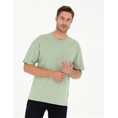Yeşil Comfort Fit Tişört