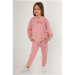 Kız Çocuk Toz Pembe Pijama Takımı