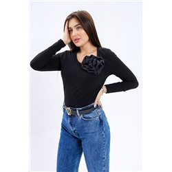 Лонгслив трикотажный Роза