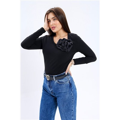 Лонгслив трикотажный Роза