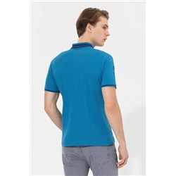 Erkek Petrol Basic Polo Yaka Tişört