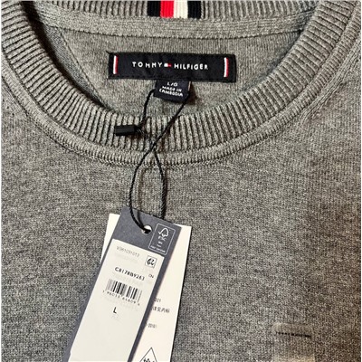 Мужской базовый трикотажный свитер ТОММИ ХИЛФИГЕ*Р