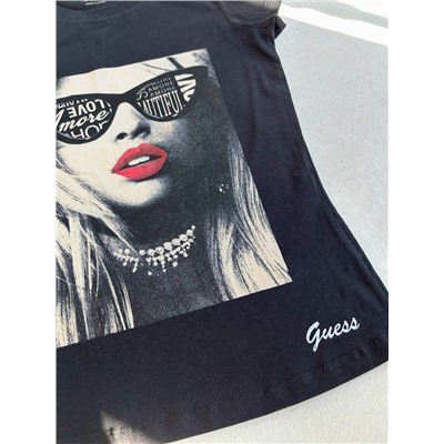 Женская приталенная футболка с ярким принтом ГЕС*С (Возможно незначительные деффекты!!!)