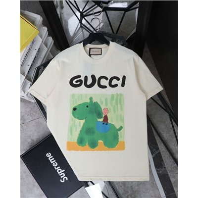 Футболка унисекс с различными веселыми принтами ГУЧЧ*И