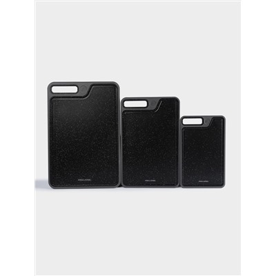 Набор досок разделочных, 3 шт, пластик, черный, Graphite