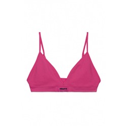 Sujetador triangular Seamless rosa fucsia