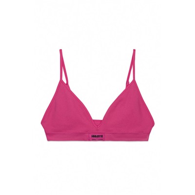 Sujetador triangular Seamless rosa fucsia