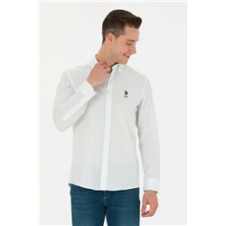 Erkek Yeşil Uzun Kollu Gömlek