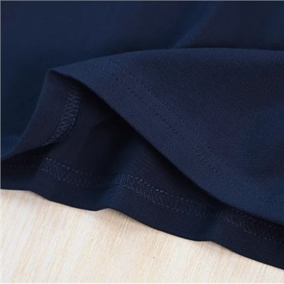 Простая повседневная мужская рубашка-поло из хлопкового пике КЕНЗ*О