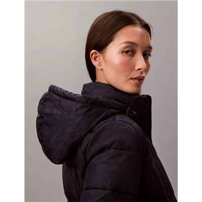 Allover Monogram Slim Puffer Jacket