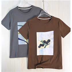 Хлопковая футболка (2 цвета) АЙСИК*Л