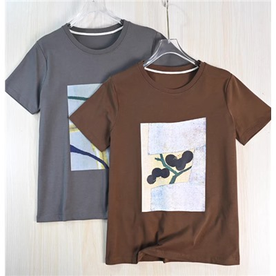 Хлопковая футболка (2 цвета) АЙСИК*Л