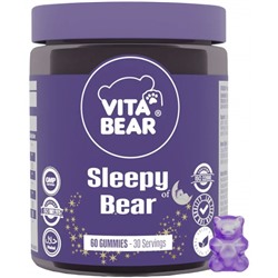 Vita Bear Витаминные мишки для нормализации сна с мелатонином Sleepy Bear 60 Gummies