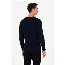 Erkek Lacivert Kazak