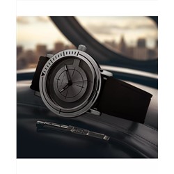 Stuhrling Men s Sniper 3915 Quartz Aviator Watch 42mm, Crosshair Target Dial, Rubber Strap, 5 ATM