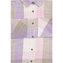 Kız Çocuk Lila Uzun Kollu Gömlek