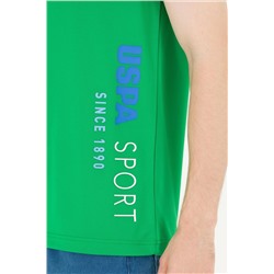 Erkek Elma Yeşili Bisiklet Yaka Tişört