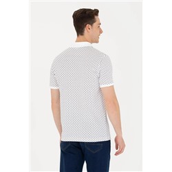 Erkek Beyaz Polo Yaka Tişört