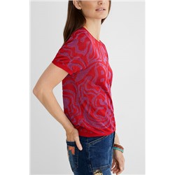 Camiseta punto jacquard