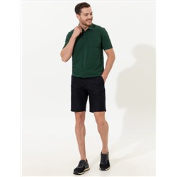 Lacivert Regular Fit Bermuda Şort