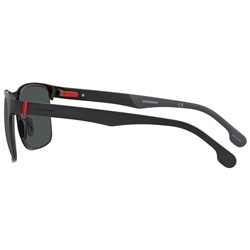 CARRERA  Green Rectangular Men's Sunglasses Item No. CARRERA 8026/S 0003/QT 57