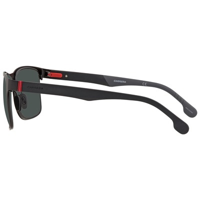 CARRERA  Green Rectangular Men's Sunglasses Item No. CARRERA 8026/S 0003/QT 57