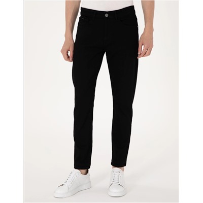 Siyah Slim Fit Jean Pantolon