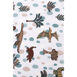 КПБ с простыней на резинке КПБ-ПР/дино