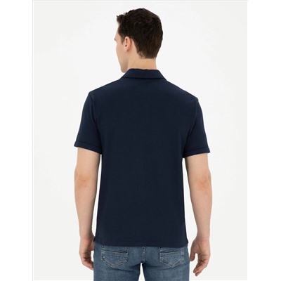 Lacivert Slim Fit Tişört