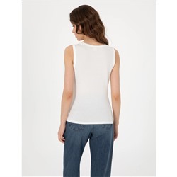 Beyaz Ex. Slim Fit Tişört