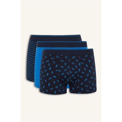 DeFacto Regular Fit Desenli 3'lü Boxer D9872AX25SP