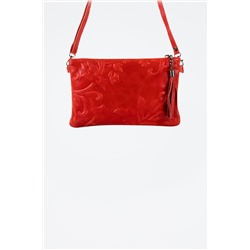 Bolso de mano de nobuk Deanna - Rojo