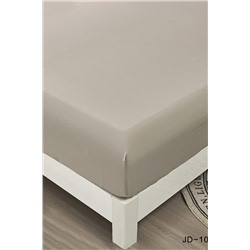 КПБ полукомплект простыня на резинке Борт 25 + 2 наволочки 50*70 серый НАТАЛИ #1025878