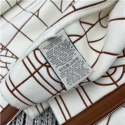 Her*new с двусторонним кашемировым жакетом с лацканами из воловьей кожи была вышита 300 000 игл полностью импортной шелковой нитью YB1: 1 по индивидуальному заказу высокого качества SML