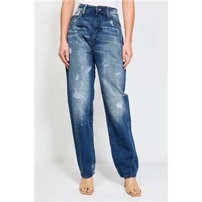 Vaquero boyfriend de algodón orgánico Azul