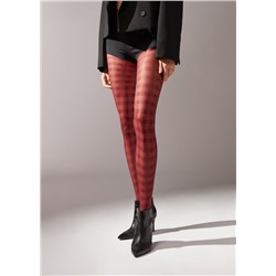 Netzstrumpfhose 50 Denier mit Schottenmuster Eco