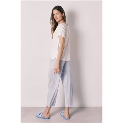 Pijama largo Cinnamoroll estampado geométrico