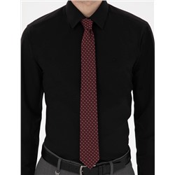 Siyah Slim Fit Uzun Kollu Basic Gömlek
