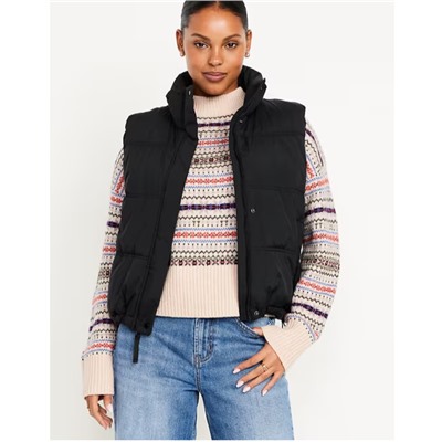 Water-Resistant Puffer Vest