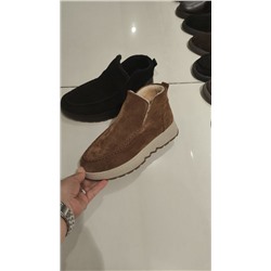 Ботинки мех черные