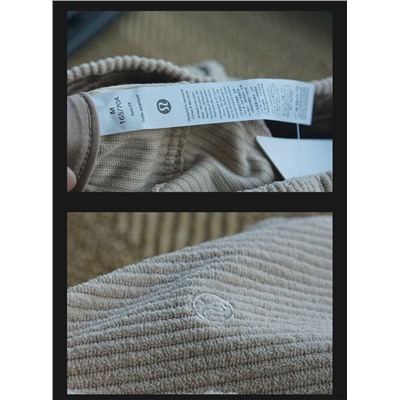 Жеснкие вельветовые спортивные штаны, оригинальная фабрика, остаток партии из оригинальных материалов  Lululemo*n 🔴