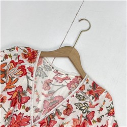 Женское платье с ярким цветочным принтом и люрексом, экспорт  ❤️SPRINGFIEL*D