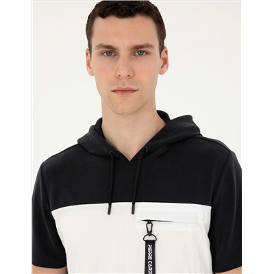 Siyah Regular Fit Sweatshirt
