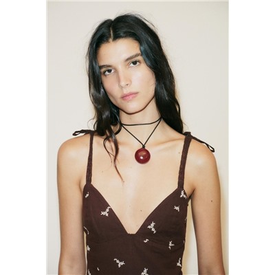 PEPLUM EMBROIDERED TOP