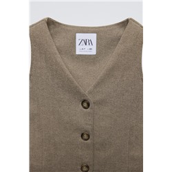 TEXTURED WAISTCOAT