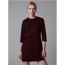 Kleid In Velourslederoptik