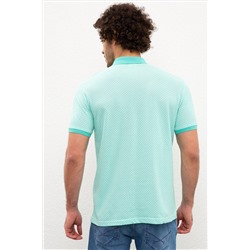 Erkek Mint Polo Yaka Tişört
