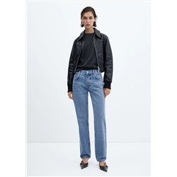 Jeans rectos tiro medio