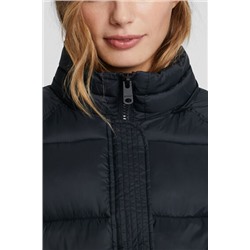 Chaqueta corta acolchada doble capucha